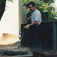 Kiuaskivien vaihto
