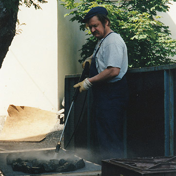 Kiuaskivien vaihto 1996